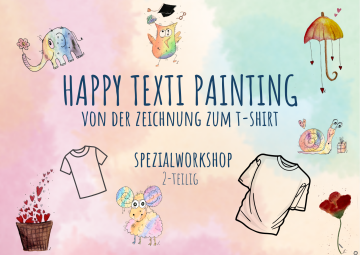 Farbenreich happy texti painting